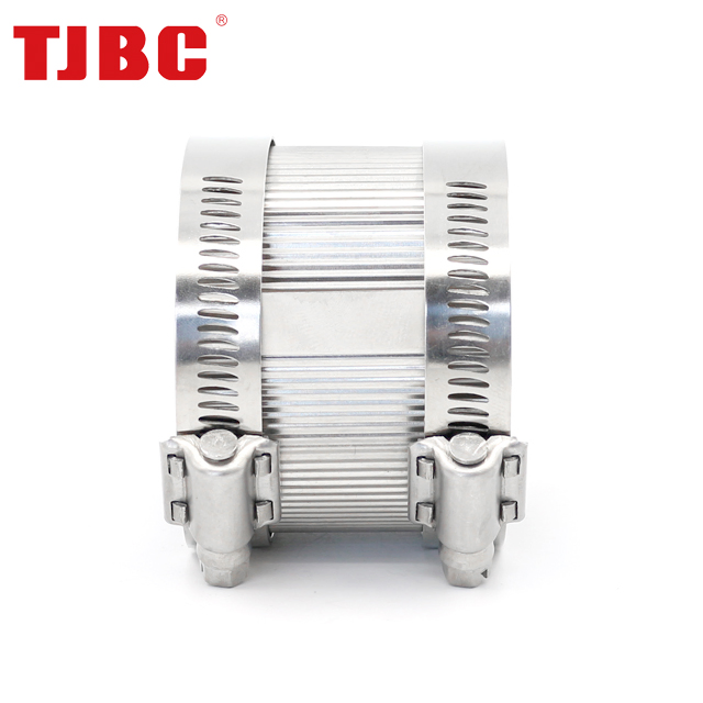 Type a No-Hub Coupling with Stainless Steel Clamps, 2 Inch, 100 PCS