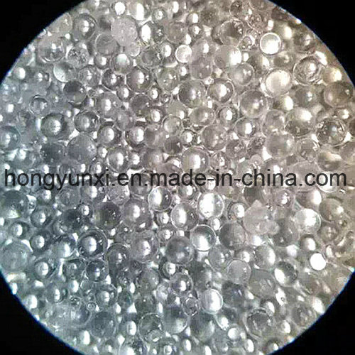 Sprinkling Glass Beads for Peening and Polishing