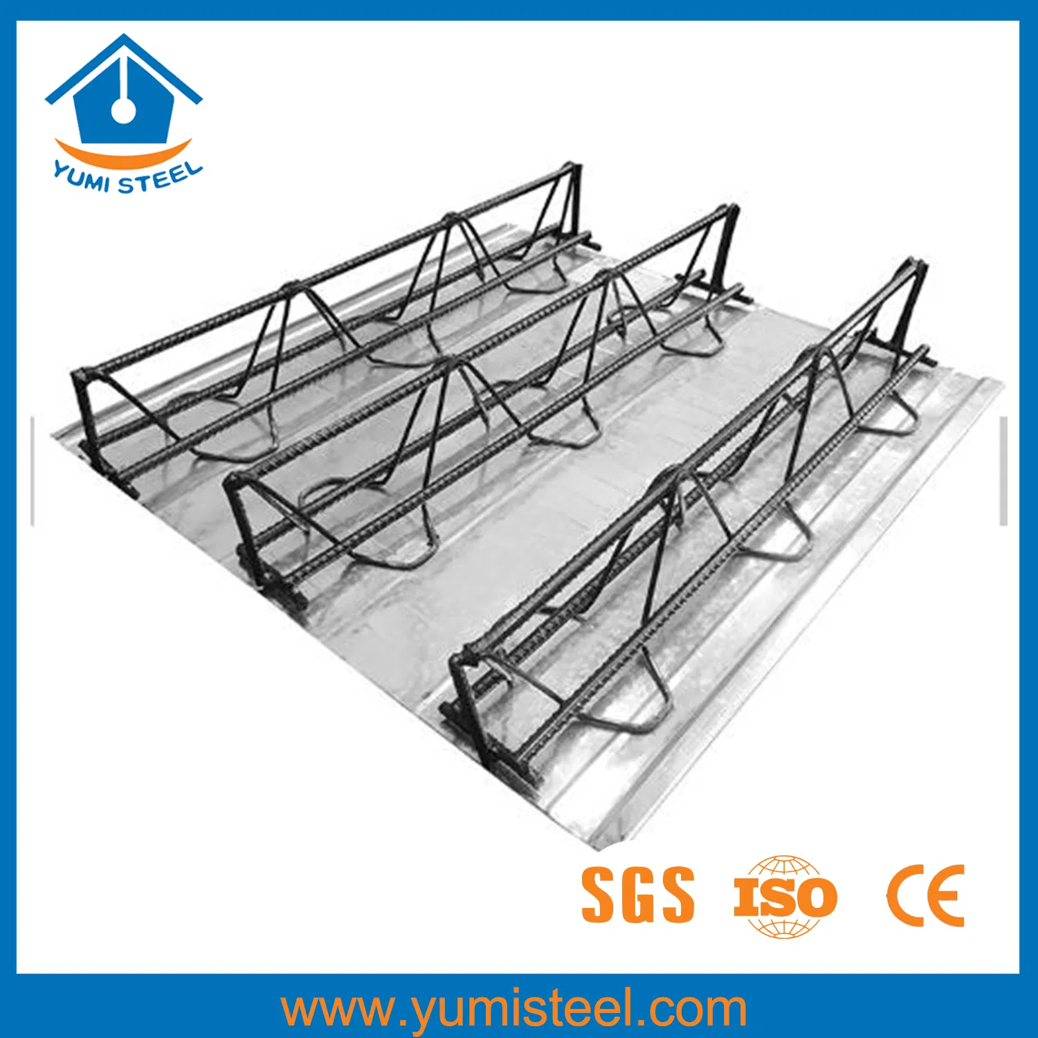 Galvanized Steel Bar Truss Floor Deck Sheet for Building