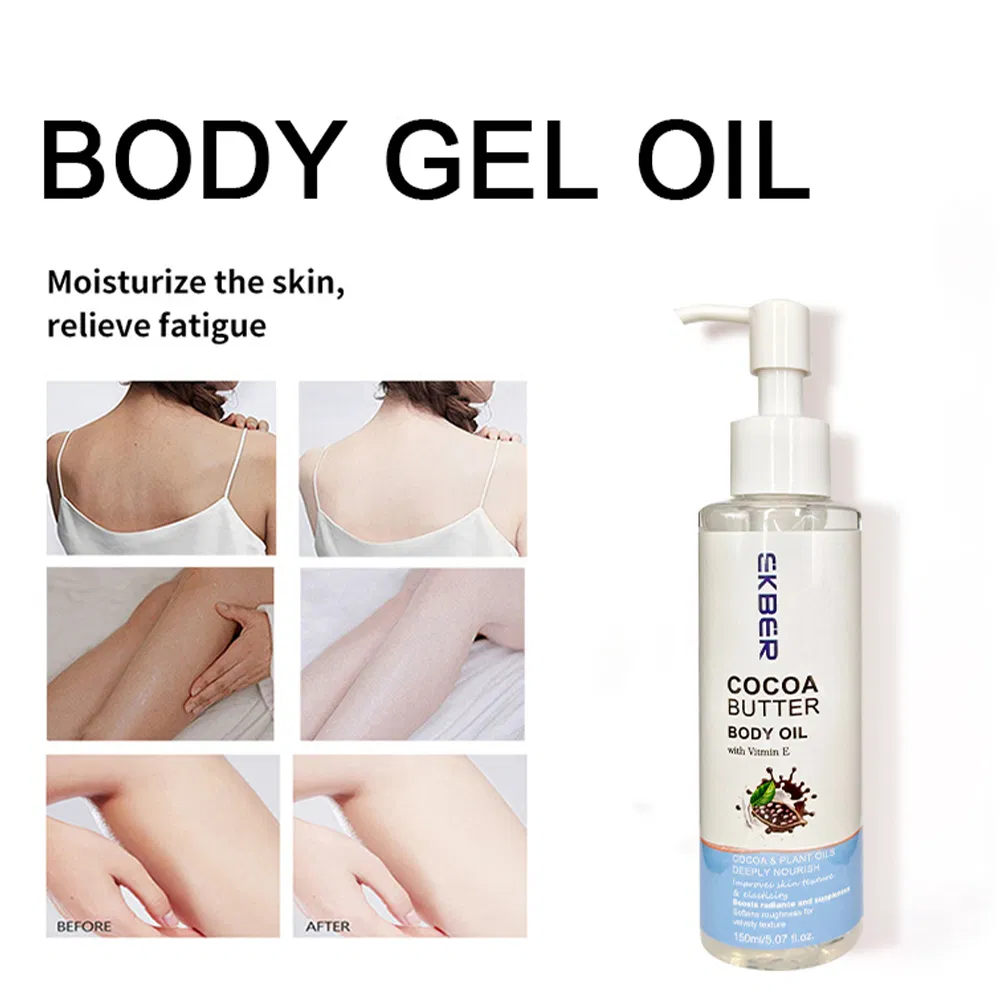 Radiance Body Massage Oil Whitening Moisturizing Organic Cocoa Body Gel Oil