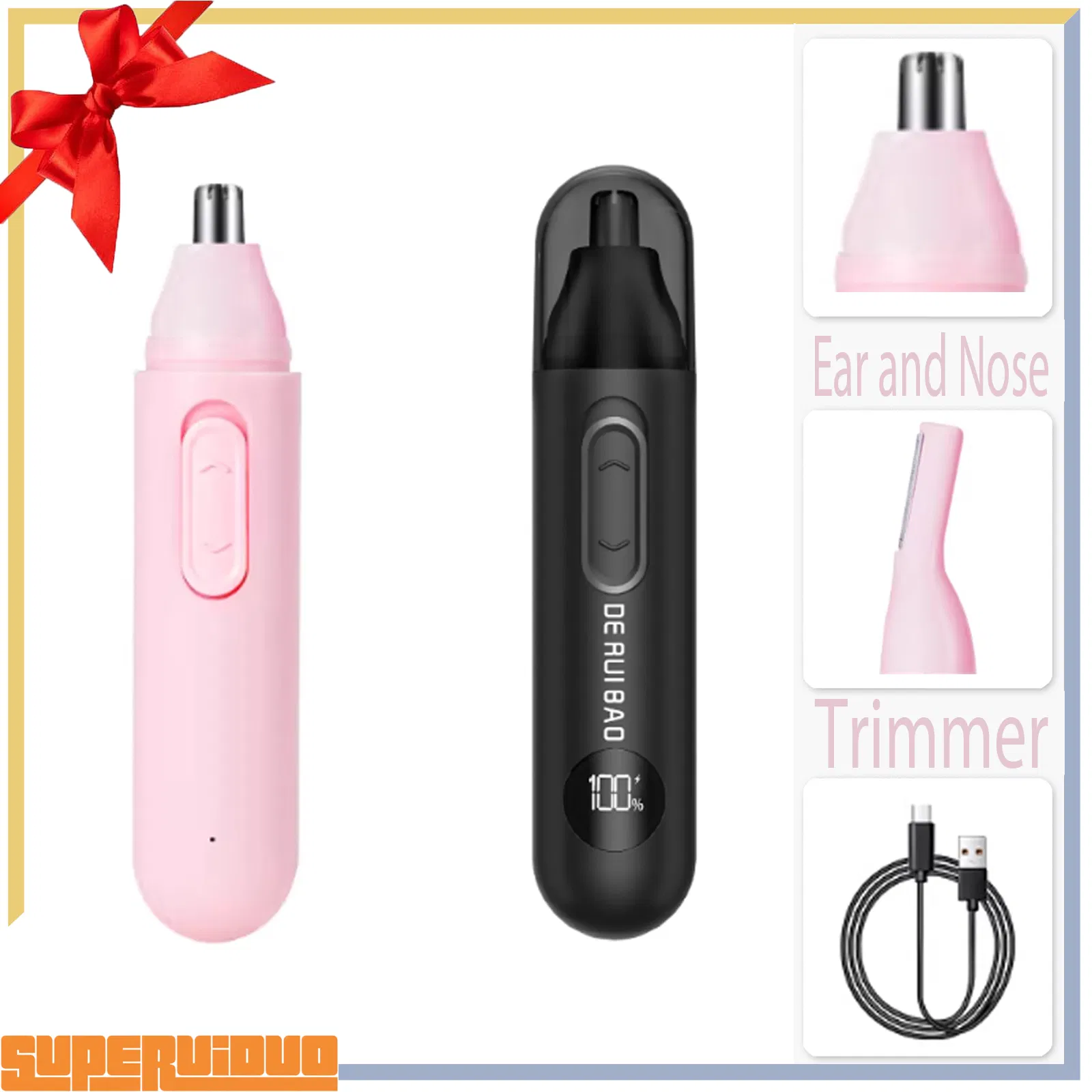 Smooth-Glide Skin Protection System Nose Hair Trimmer