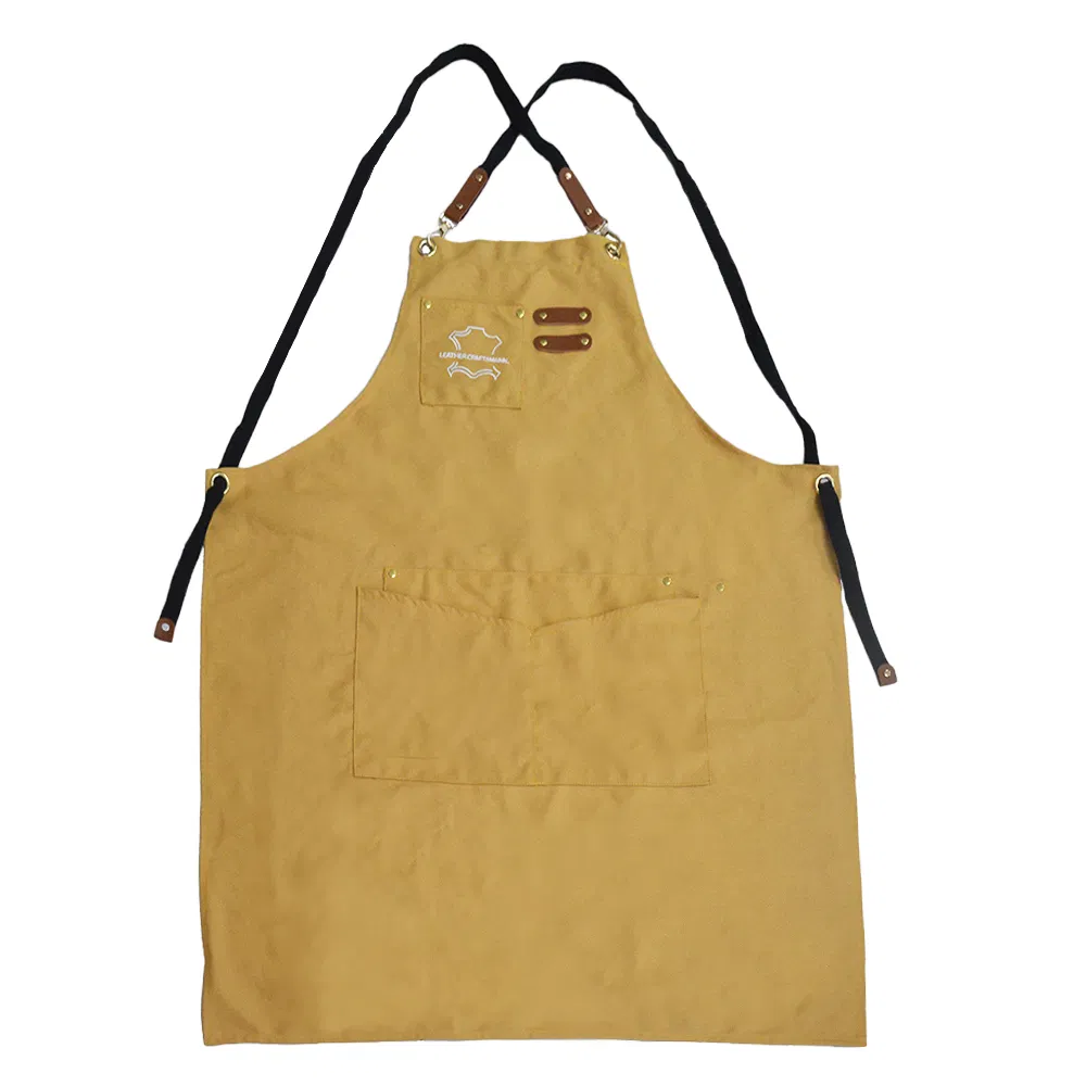 Customizable Canvas Apron for Chefs with Logo Printing