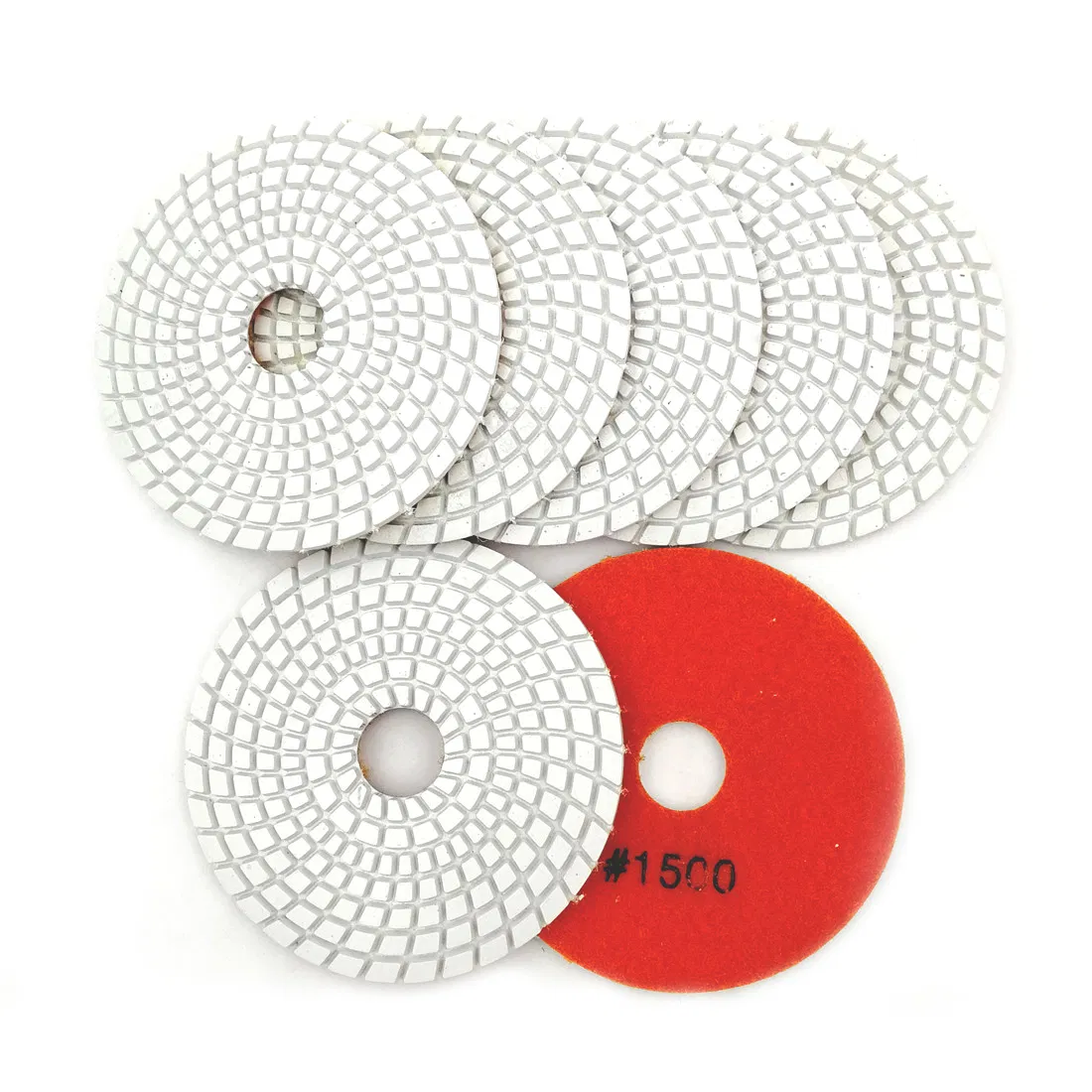 7PCS Set Flexible Wet Pads Polishing for Granite Marble