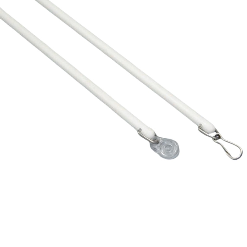 Acrylic Curtain Stick White Curtain Wand