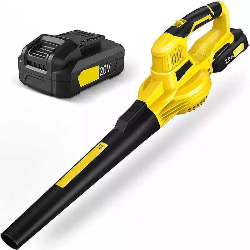 Factory Price Garden Tools 20V Portable Hand Held Battery Cordless Air Mini Leaf Blower