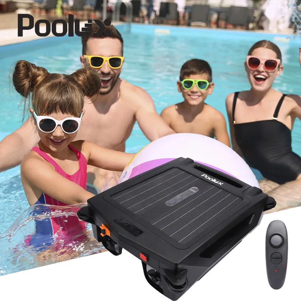 Factory Automatic Pool Vacuum Cleaner Rechargeable Cordless Remote Solar Powered Robotic Skimmer Cleaner with Dual Charging Options