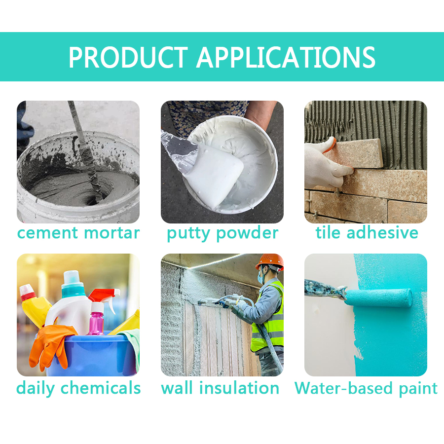 Construction Grade Hydroxyethyl Methyl Cellulose Hemc for Wall Putty, Tile Adhesive