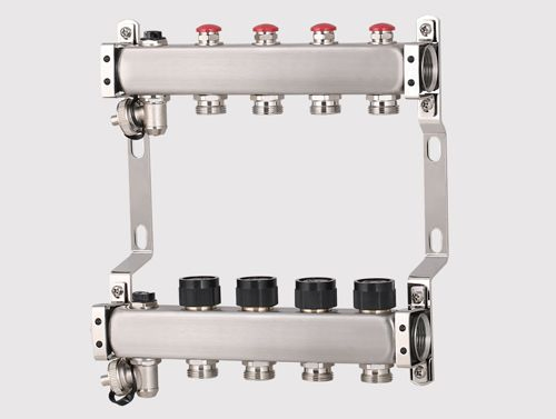 Wide Application Easy Maintenance Heating Manifold with Flow Meters