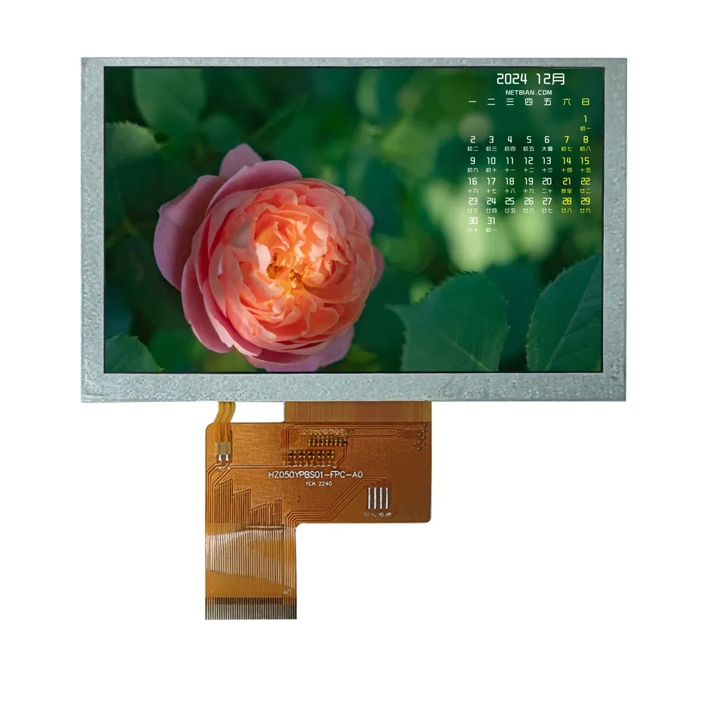 5-дюймовый TFT LCD модуль 800x480 для рекламных дисплеев