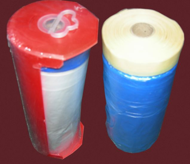 Durable Pre-Taped Masking Film for Car Painting Projects