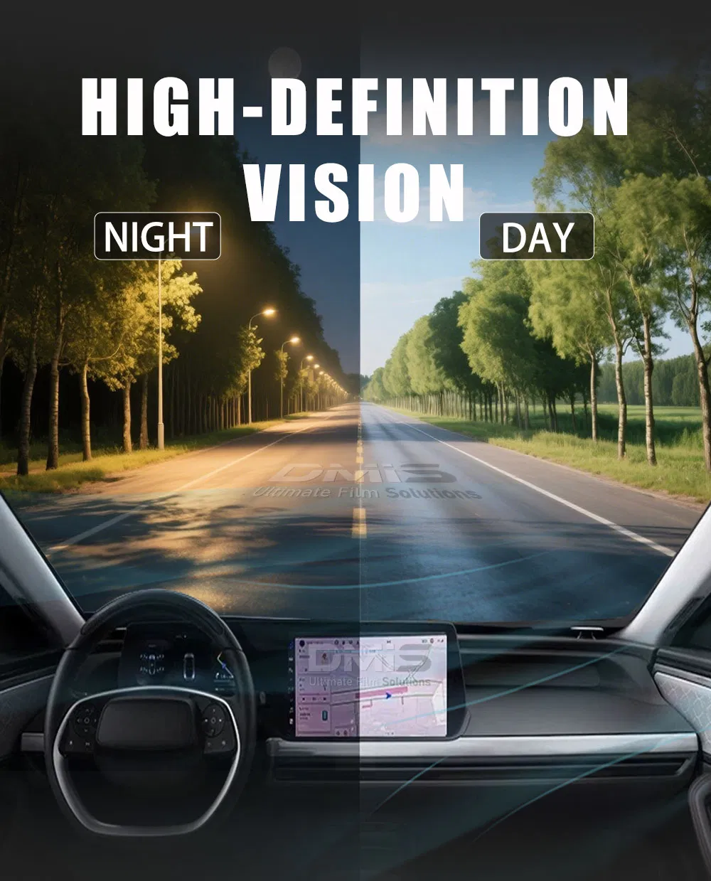 Пленка для окон автомобиля High Clarity с защитой от ультрафиолета