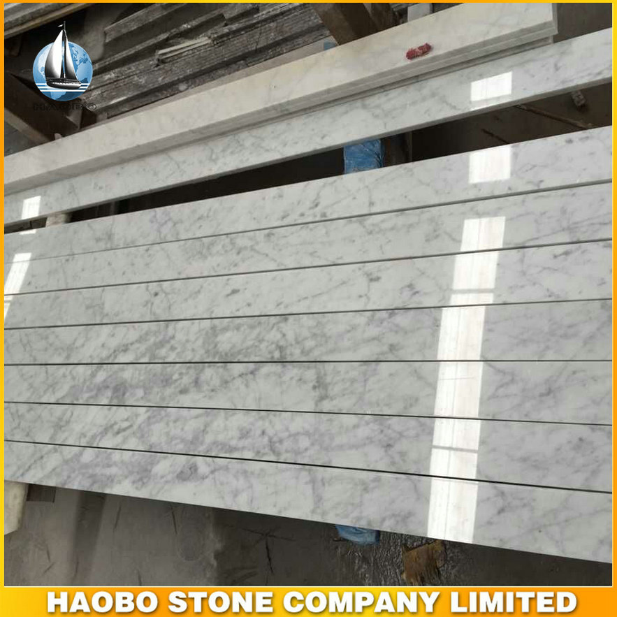 Haobo Bianco Carrara White Marble Bathroom Countertop