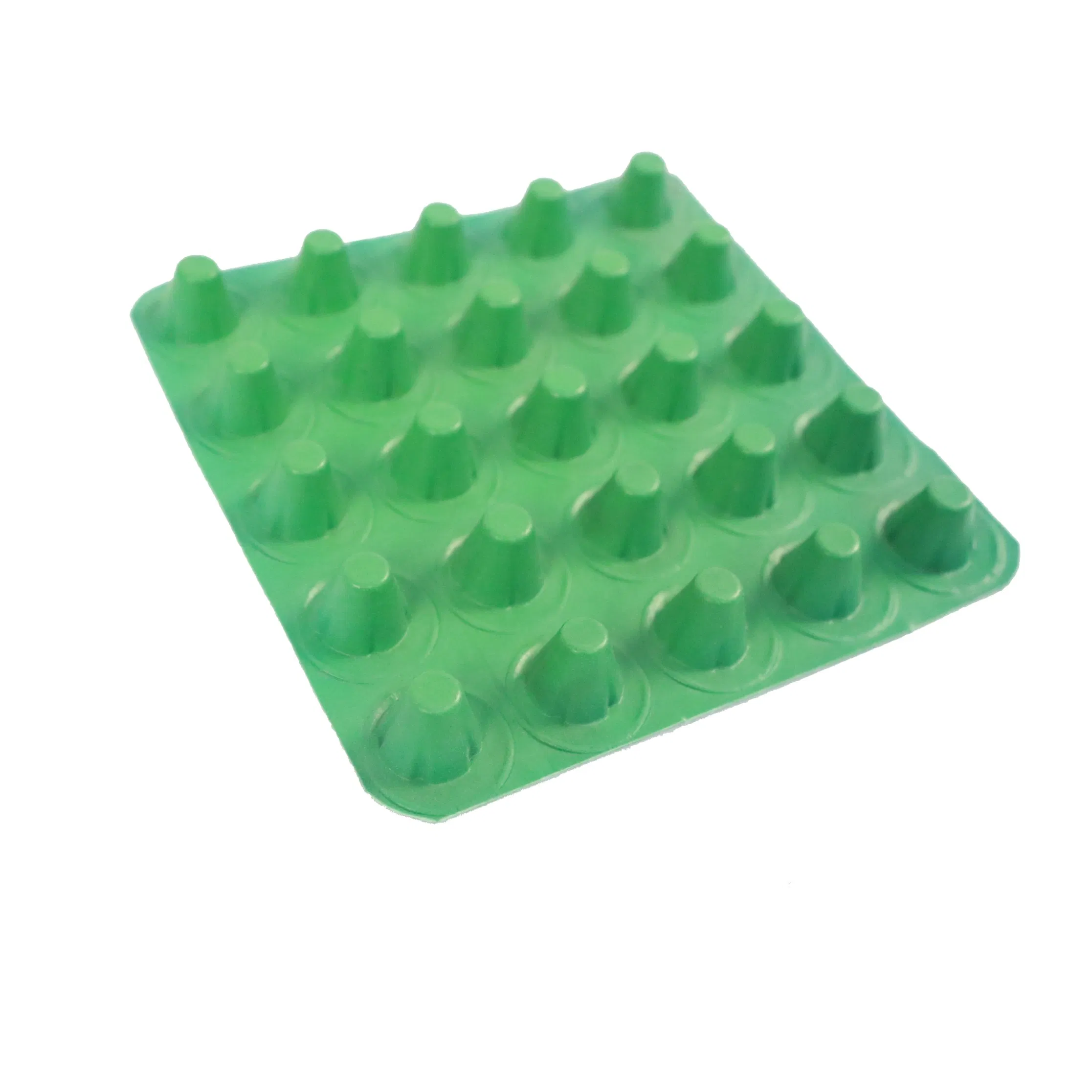 High Compressive Strength 10mm Dimpled Plastic Drainage Board Drain Board Mat Board Drainage Cell Matting Board Water Proof
