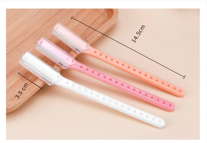 Stainless Steel Eyebrow Razor Fashionable Trimmer Eyebrow Knife Razor Eyebrow Shaper