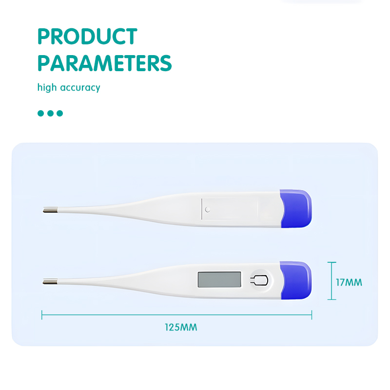 New Design Rigid Thermometer Clinical Baby Thermometer with LCD Display Alarm Fever Thermometer