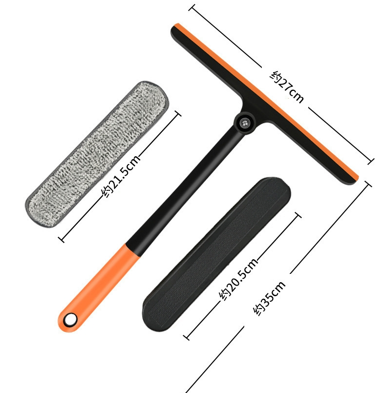 Window Scraper Dust Multi Functional Window Squeegee Microfiber Refill Cleaning Tool Car Washing Cleaner Set