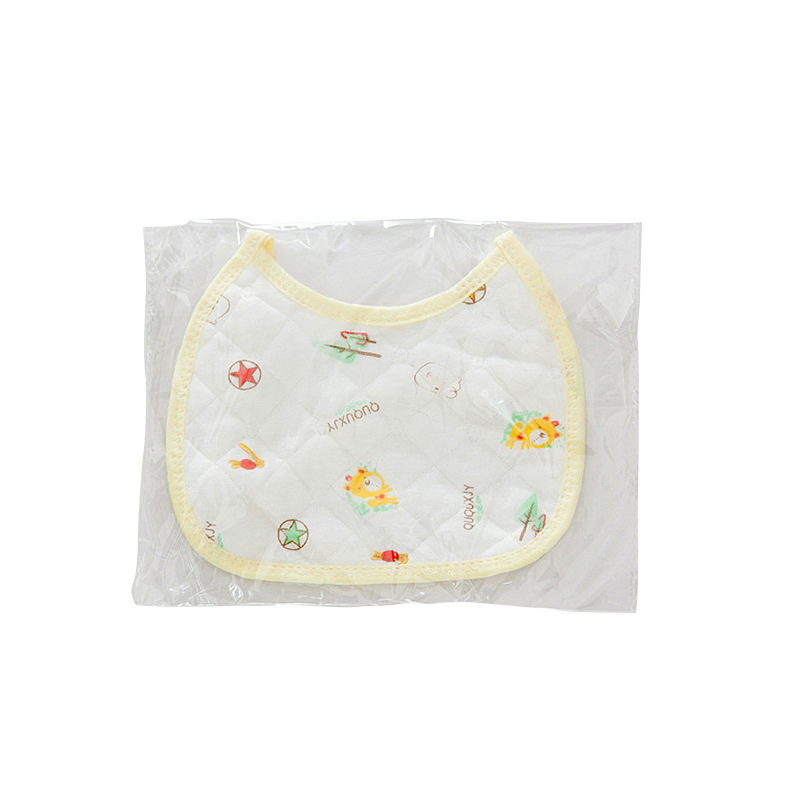 Cotton Printed Baby Independent Package Saliva Towel Cotton Bib