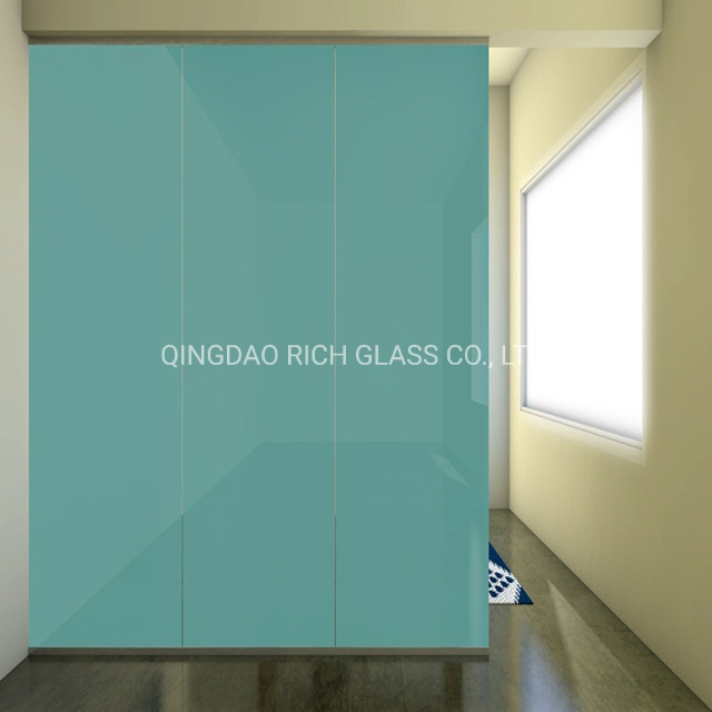 Custom Color Back Painted Silk Screen Printing Glass for Furniture and Office Partition