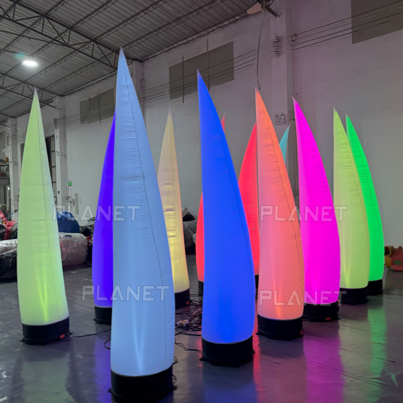 Customized Advertising Decorative Light Inflatable Pillar for Party
