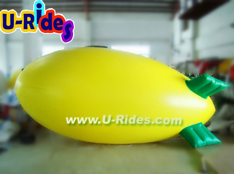 Top Fashion Full Printing Inflatable PVC Helium Blimp Airship Balloon with LED Light for Promotional Events