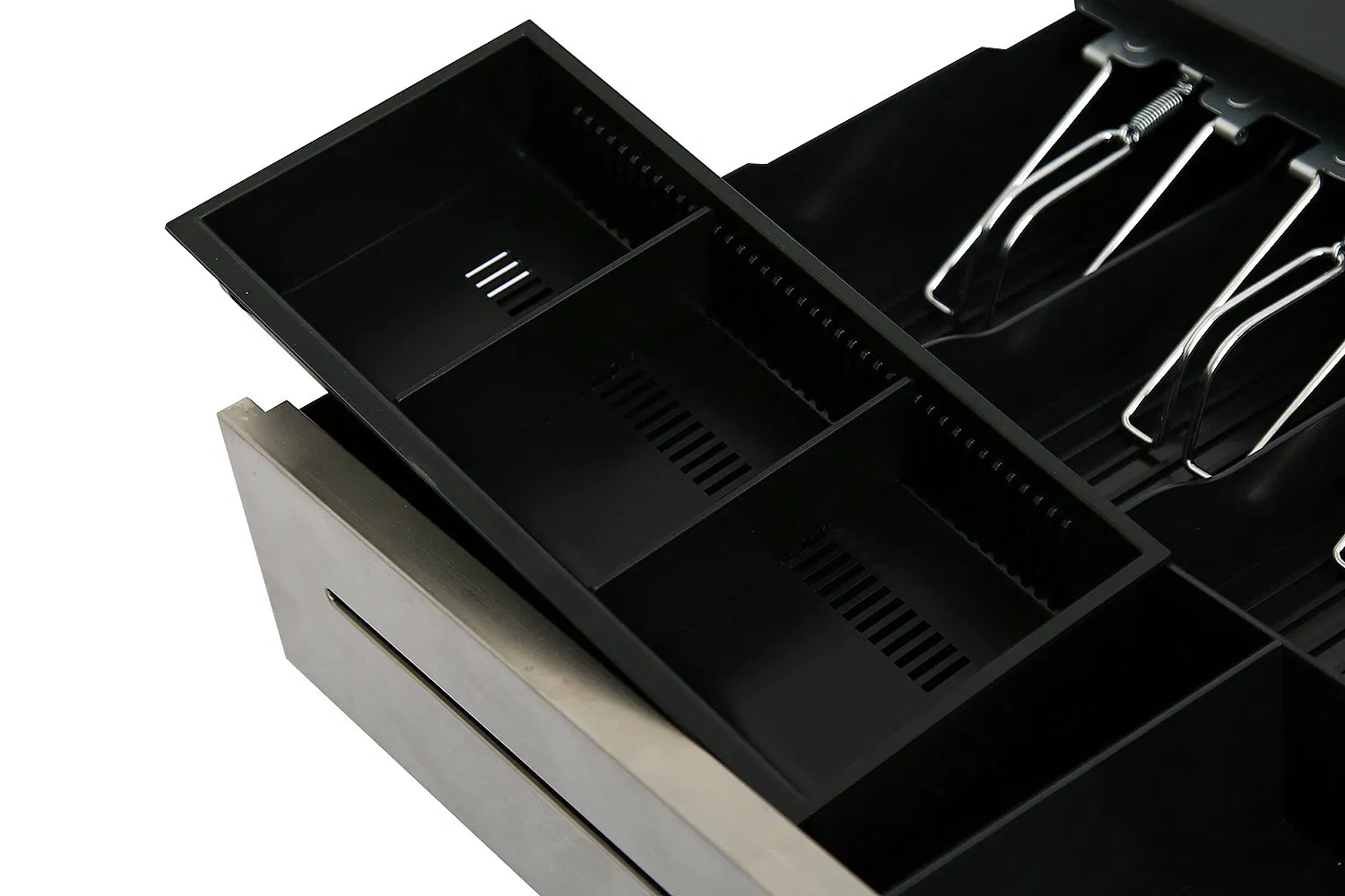 High Quality Without Printer Customizable Carton 4 Bills 8 Coins Metal Cash Box Drawer