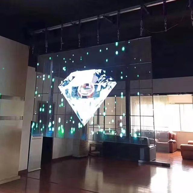 Outdoor LED Display Vanish Screen Wall Glass Window Advertising with Transparent LED Wall, LED Window