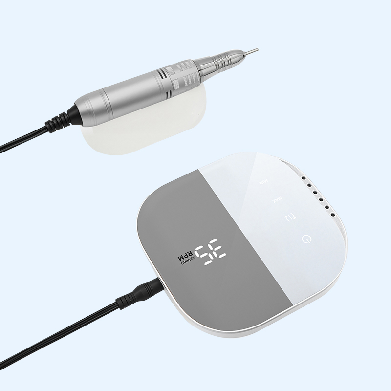 Logo Printed Unique Shape Low Noise Professional High Speed 35000 Rpm Gel Remover Nail Drill