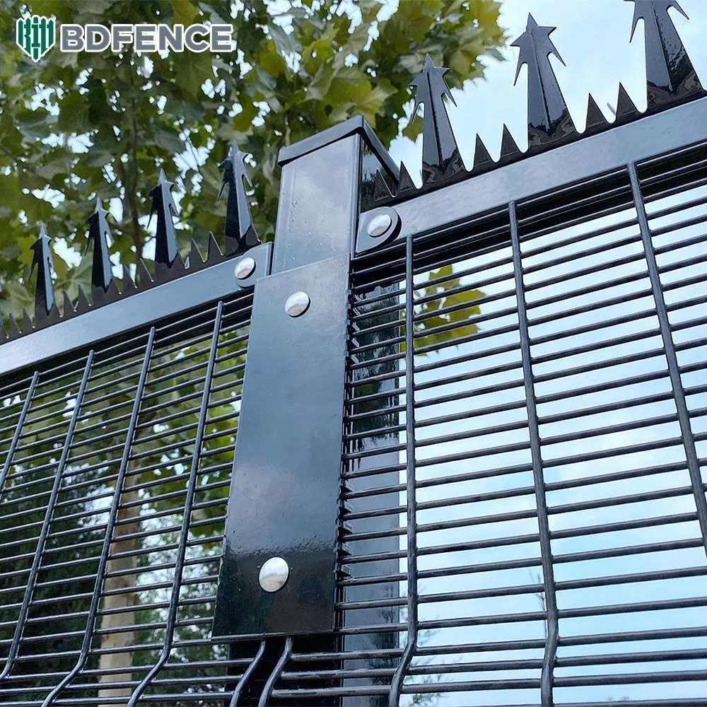 Heavy Duty 358 Anti-Climb Fence Galvanized for Industrial Zone Perimeter Protection