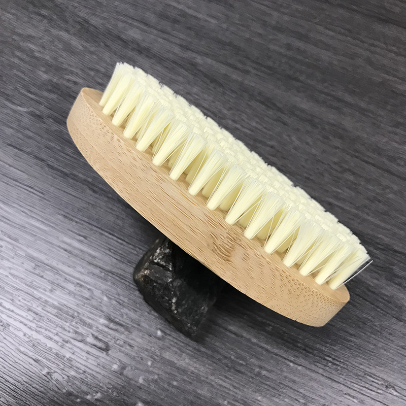 Boar Bristle Beard Brush Men's Beard Grooming Care Tool Set with Wooden Sandalwood Comb