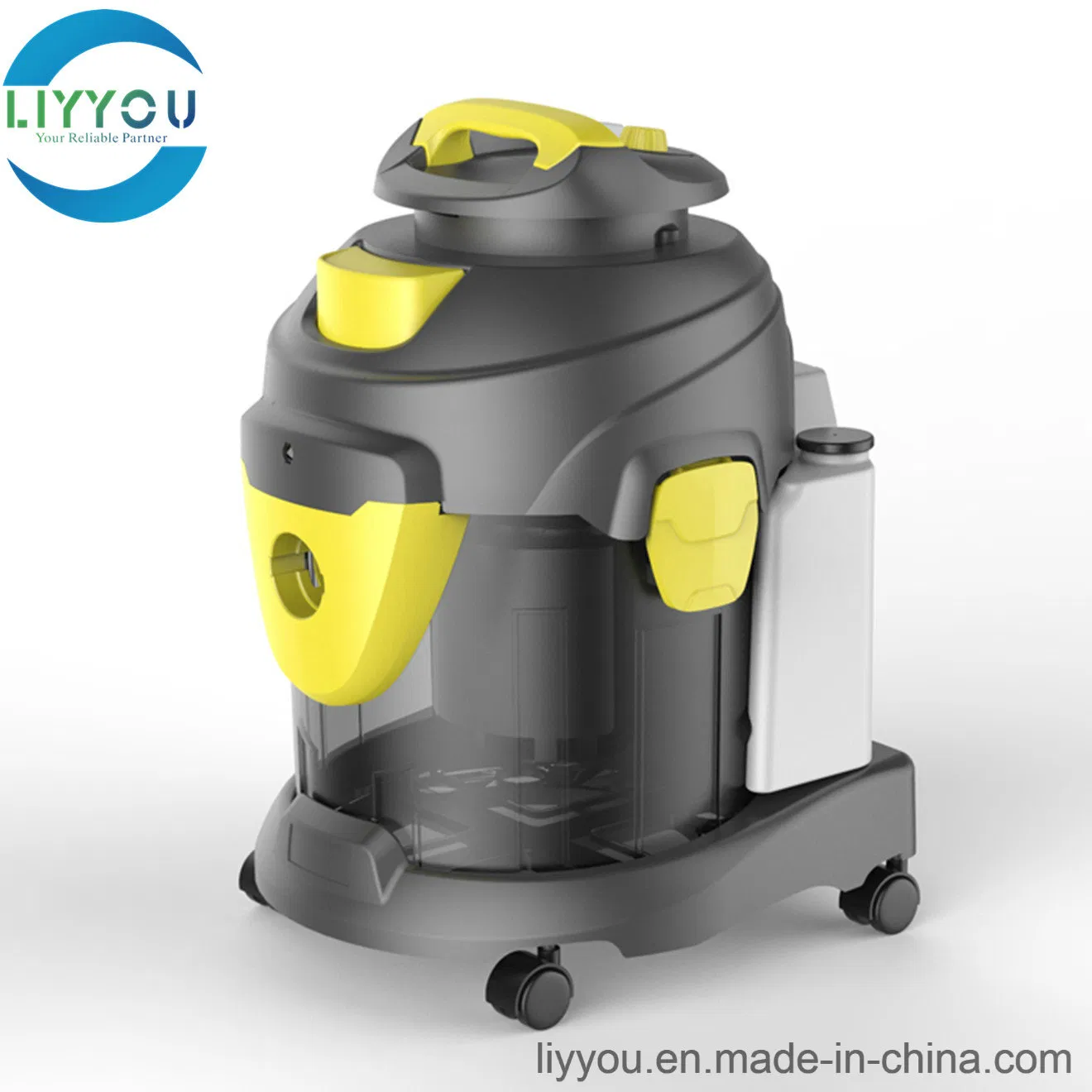 Dry & Wet Vacuum Cleaner, Car & Home Carpet Washing Machine with Two Big Water Tank