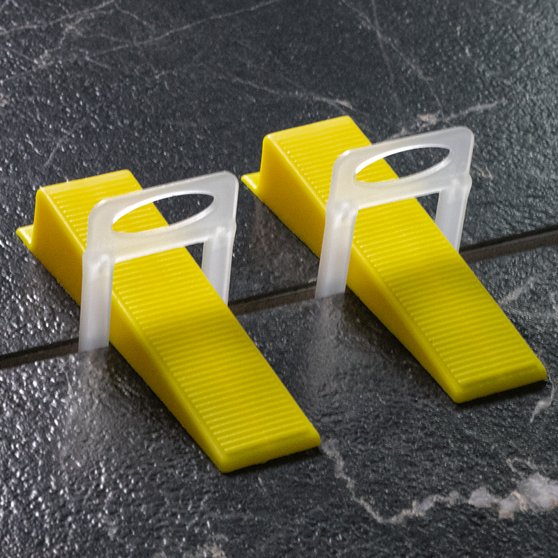 Raised Style 5 mm Tile Leveling System Clips for Construction Tools