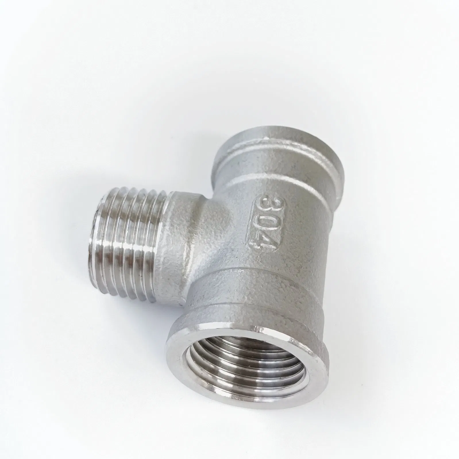 Internal and External Thread Three-Way Fitting