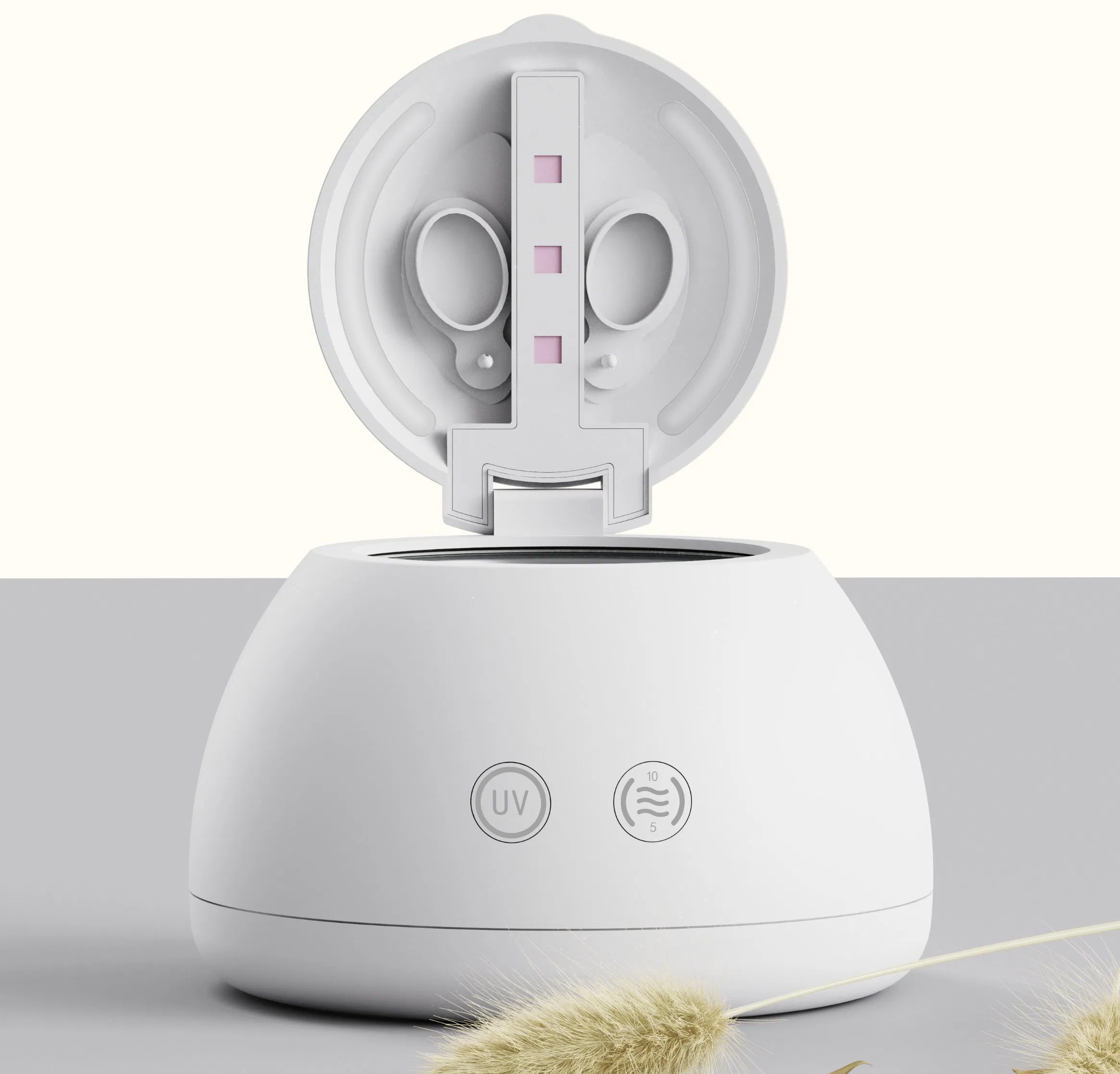 Invisalign Retainer Cleaning Portable Ultrasound Ultrasonic Bath Pod with UV