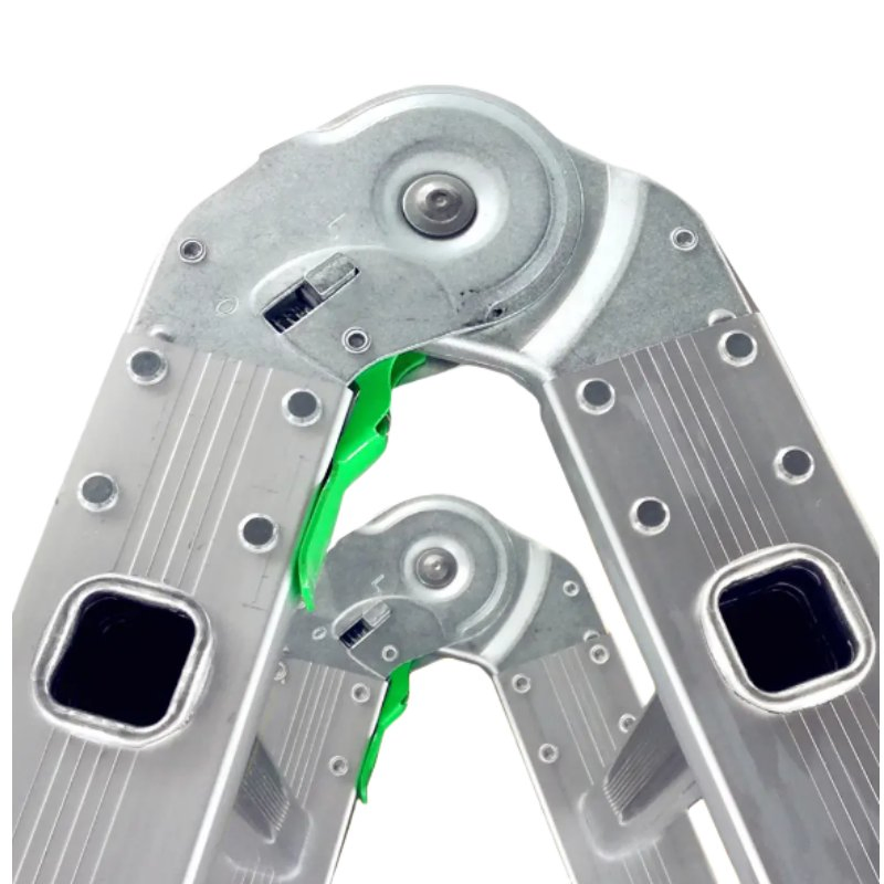 Double Sided Aluminum Hinged Folding Ladder