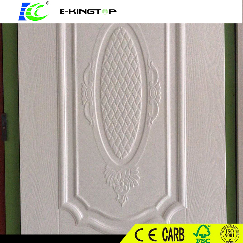 Natural Teak Veneered HDF Mould Door Skin 3mm Thickness for Iraq