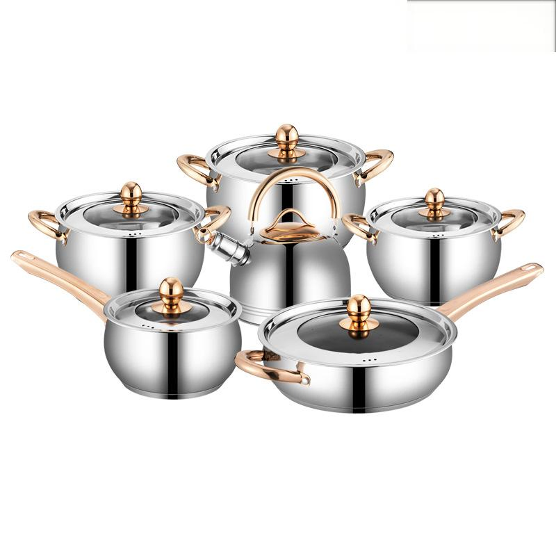Kitchen Utensils Durable and Elegant Stainless Steel Cooking Pot for Everyday Cooking