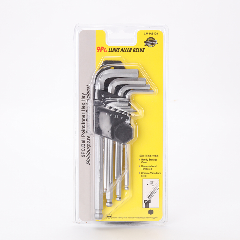 China Origin 8PCS Allen Hex Wrench Set
