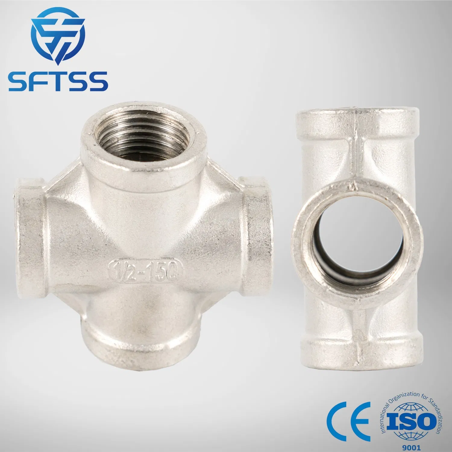 Stylish SS316L Stainless Steel Cross Necklace for Women