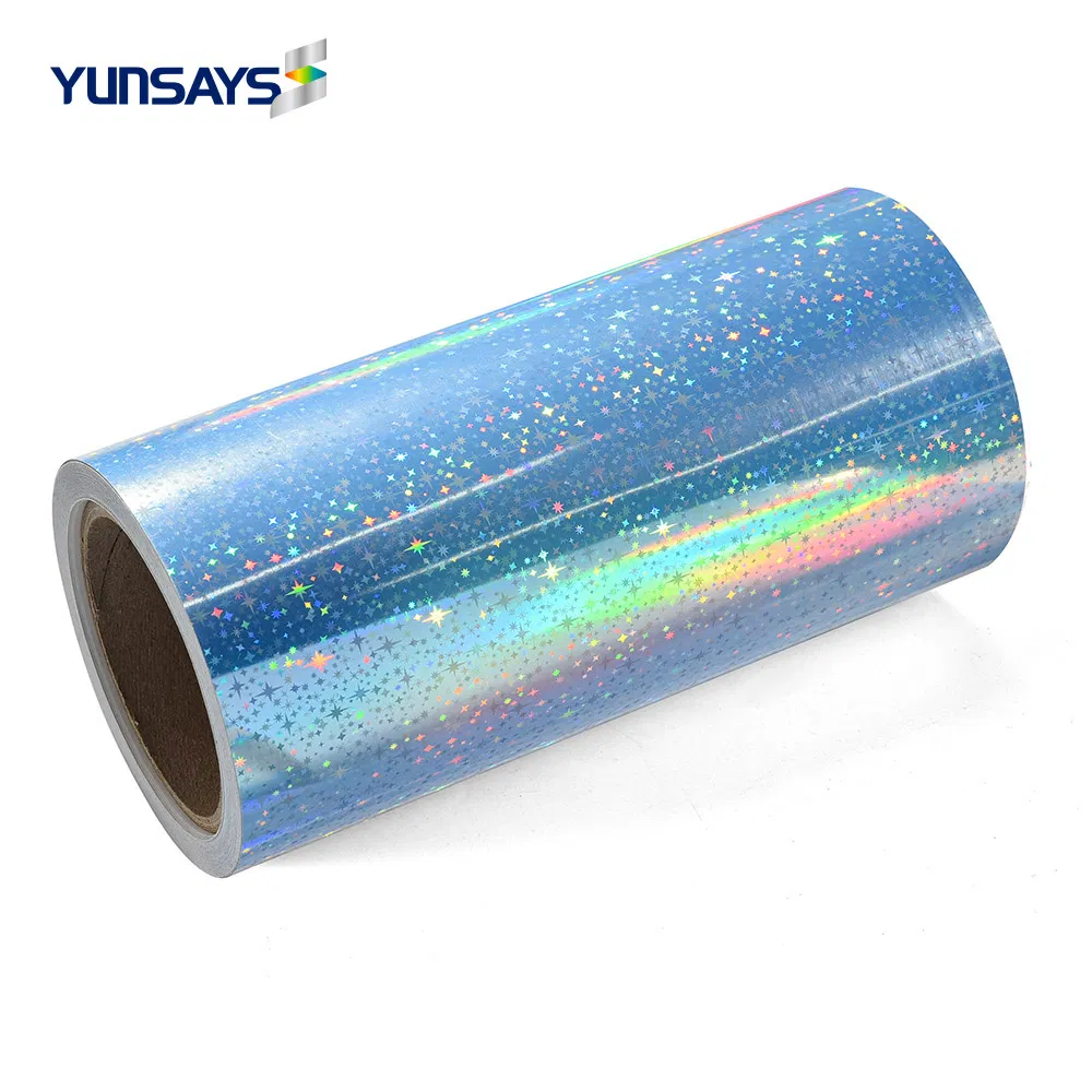China Wholesale Printable Holographic Adhesive Sticker Waterproof A4 Sheet Inkjet Vinyl Sticker Paper for Laser & Inkjet Printer -Sky Star Pattern