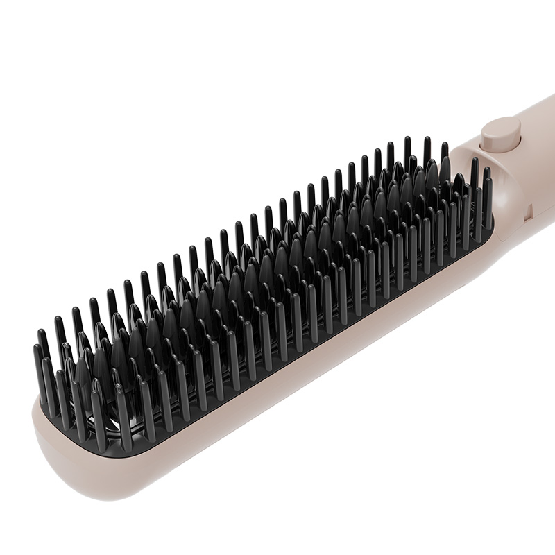 Bidisco Hot Seller Multifunctional 2 in 1 Electric Comb One Step Hair Dryer Fast Hair Straightener Hot Air Brush for Styling Drying
