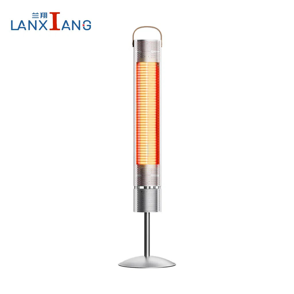Outdoor Vertical Remote Control Aluminum Alloy Body Flame Retardant Prevention Heater