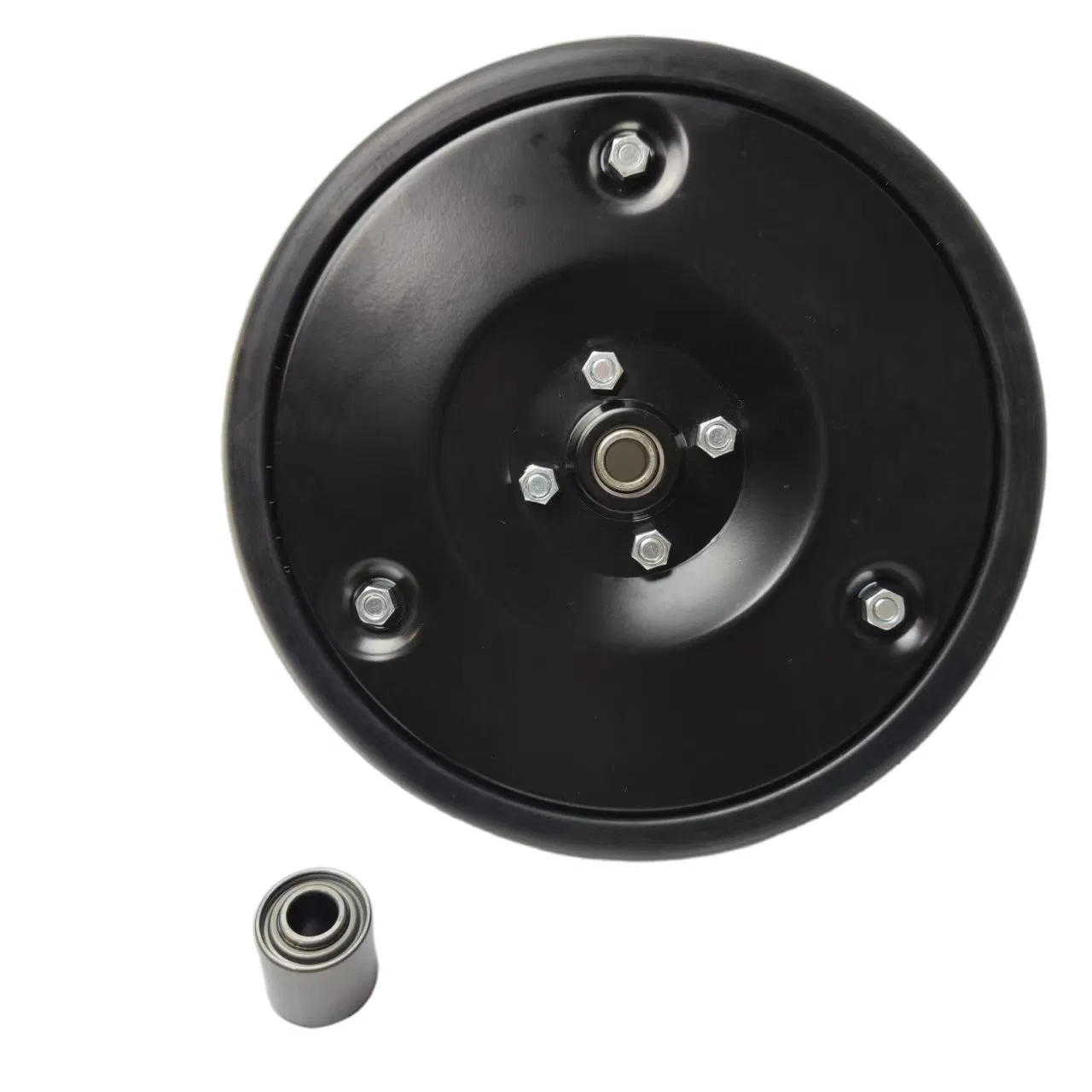 Durable 12.8 Inch Rubber Press Wheel for Efficient Seed Planting