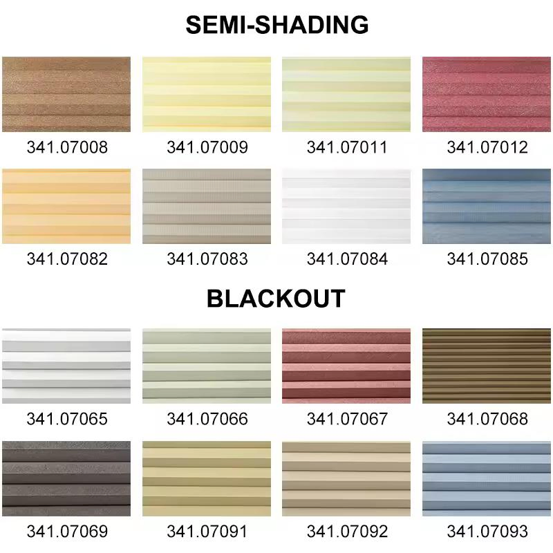 Smart Electric/ Manual Window Honeycomb Blinds Window Shape with Various Designs for Room Window Office Window