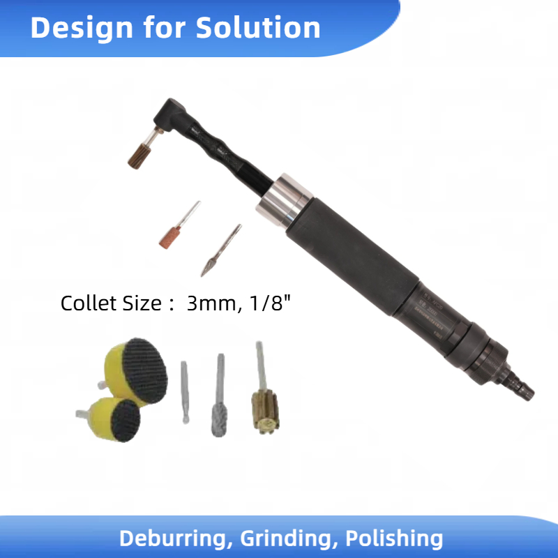 Пневматическая угловая шлифмашина 3мм, 20000 об/мин