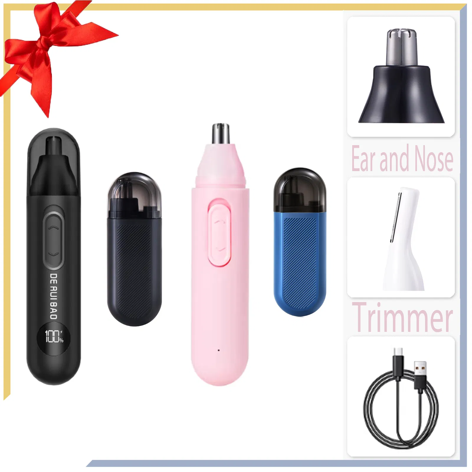 Smooth Finishing Eyebrow Detailer Nose Hair Trimmer