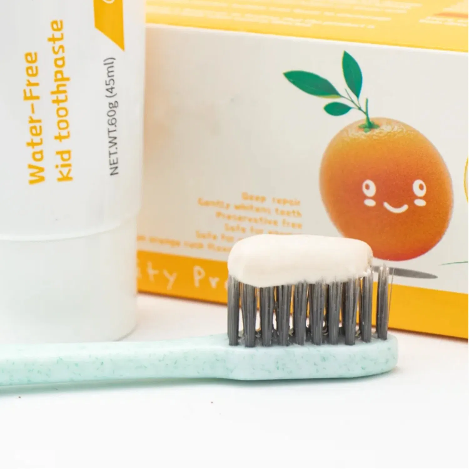 Manufacturers Custom Anti-Cavity Orange Flavor Kid's Toothpaste