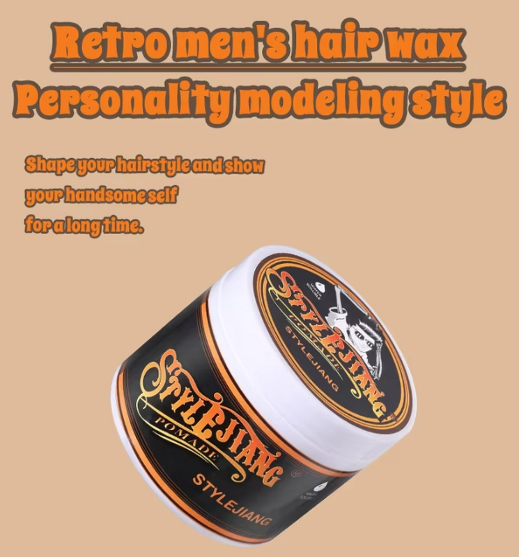Custom Logo Edge Control for All Natural Hair Extra Hold 150ml Hair Wax Edge Control Wax Strong Hold Pomade