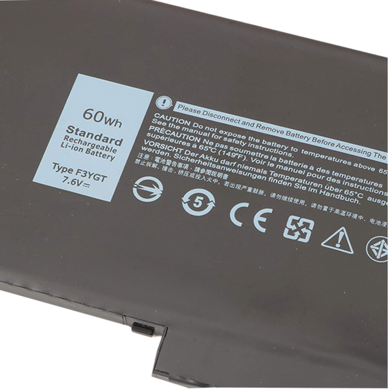 7.6V 60wh for DELL Latitude 12 7480 Laptop F3ygt Series Laptop Battery