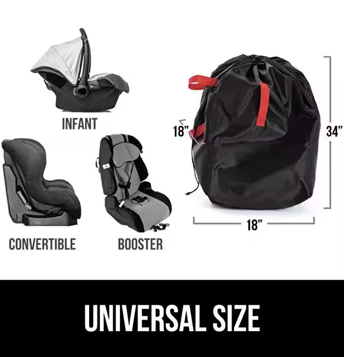 Ultimate Car Seat Travel Bag - Safety & Organization Solution