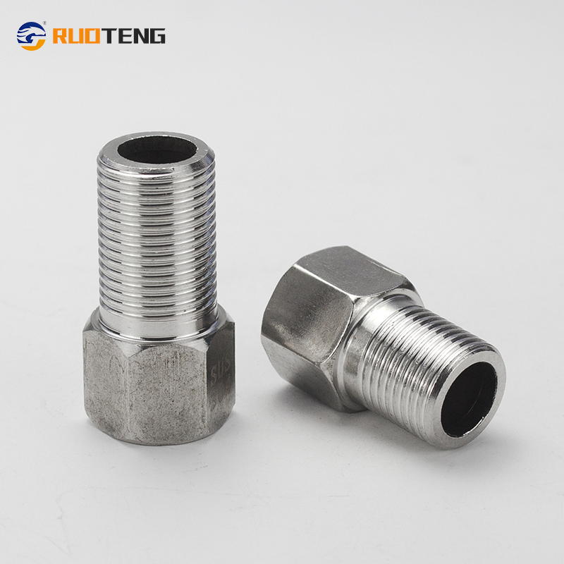 [Ruoteng] Construction Material High Quality Stainless Steel SS304 Customized Hex Head Male Thread Bushing for Water Gas Oil
